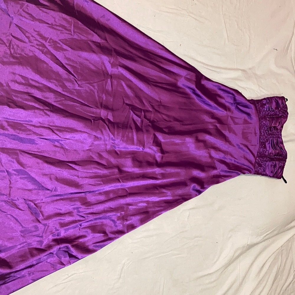 Purple glitter dress